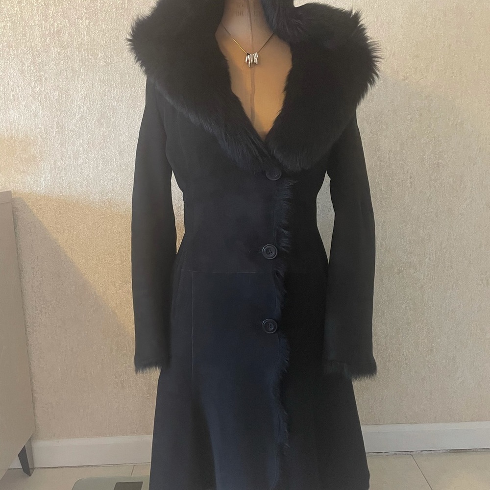 Sheepskin coat, excellent condition size M
